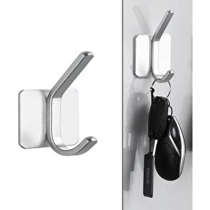 Yapışkanlı Metal Banyo Mutfak Eşya Havlu Vb. Ürün Askılığı  -al4618  1 Adet