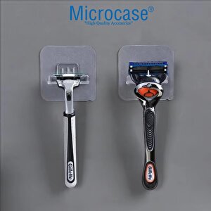 Microcase Güçlü  Yapışkanlı  Tıraş Bıçağı Tutucu Askılığı -al4940 2 Adet
