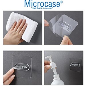 Microcase Yapışkanlı  Yüzük Stili Eşya Tutucu Banyo ,mutfak Vb. Ürün Askılığı -al4759 2 Adet