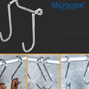Microcase   Paslanmaz Çelik Metal Banyo Duşakabin Mutfak Vb Alanlar Için Askılık L Model -al4839  2 Adet