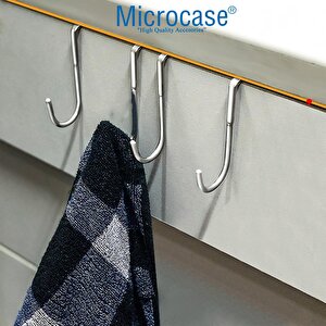 Microcase   Paslanmaz Çelik Metal Banyo Duşakabin Mutfak Vb Alanlar Için Askılık L Model -al4839  2 Adet