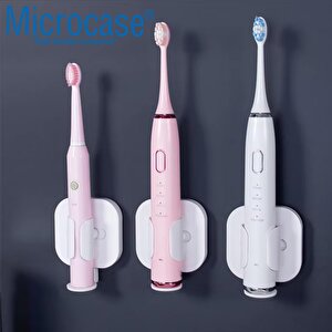 Microcase Yapışkanlı Duvara Monte Ayarlanabilir Şarjlı Diş Fırçası Tutucu Stand-al4801