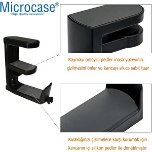 Microcase Masaya Monte  Ayarlanabilir   360 Derece Döner  Oyuncu Kulaklık  Eşya Vb. Tutucu Stand -al4804
