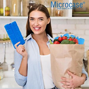 Microcase 400ml İçi Su Dolu Buz Kasedi 48 Saat Korumalı Buz Aküsü 4 Adet Al4655