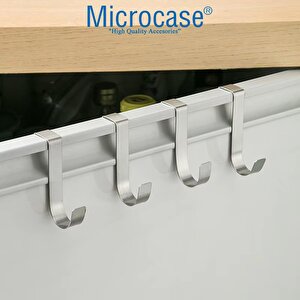 Microcase Çok Amaçlı Mutfak Dolabı Kapı Duşakabin Vb Alanlar Için Metal Askılık Kanca 2 Adet- Al4987