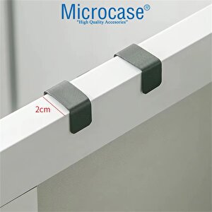 Microcase Çok Amaçlı Mutfak Dolabı Kapı Duşakabin Vb Alanlar Için Metal Askılık Kanca 4 Adet- Al4987
