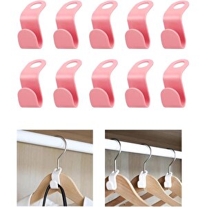 Microcase  10'lu Çok Amaçlı Askı Çoklayıcı Kanca  Dolap Askılığı  Seti -al4803