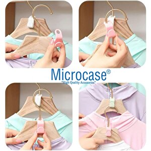 Microcase  10'lu Çok Amaçlı Askı Çoklayıcı Kanca  Dolap Askılığı  Seti -al4803