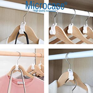 Microcase  10'lu Çok Amaçlı Askı Çoklayıcı Kanca  Dolap Askılığı  Seti -al4803