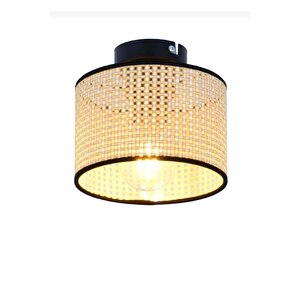 Modern Avize Hasır Tavana Sıfır Hazeran Avize Şık Görsellik Katar 150mm Çap