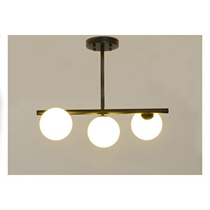 Ayça Sirali Üçlü Beyaz Camli Si̇yah Kasali Avi̇ze