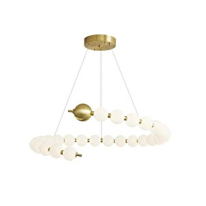 Pearl Grain Sarkıt Led Avize 110 Cm