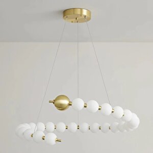Pearl Grain Sarkıt Led Avize 110 Cm