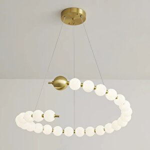 Pearl Grain Sarkıt Led Avize 110 Cm