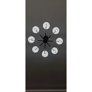 Ultra Modern Kristal Başlık 8 Kollu Led Avize