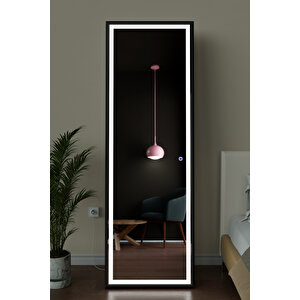 Led Işıklı Boy Aynası Lazer Kumlamalı 60x180 Cm