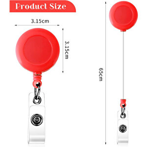 Yaka Kartı Yoyosu Uzayabilen Kancalı Yoyo Aparatı - Beyaz