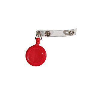 Yaka Kartı Yoyosu Uzayabilen Kancalı Yoyo Aparatı - Kırmızı