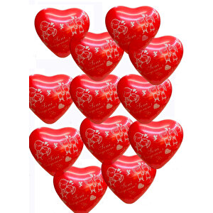 Seni Seviyorum Balon 25 Lı Kalp Balon