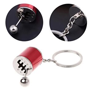 Vites Anahtarlık Hareketli Araba Vites Anahtarlık Altı Hız Manuel Vites Anahtarlık - 1 Adet