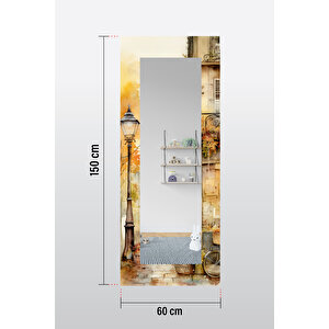 Hatıra Köşesi Dekoratif Boy Aynası 150x60 Cm