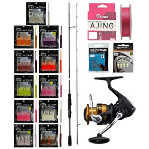 Yekoutdoor Ultra Lrf Seti Savage Gear Sg2 Ultra Light Game 2.13m 2-10gr &shimano Makina Fx 1000 Fc