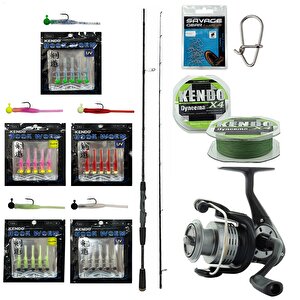 Yekoutdoor Hookworm Lrf Seti Okuma Epixor Ultra Light Game 213cm 1-8gr Olta Kamışı&okuma Revenger Rv-25 Fd Olta Makinesi