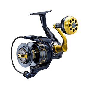 Yekoutdoor Profesyonel Olta Seti Okuma Ceymar Tele Surf 4.30m Surf Kamışı&okuma Salina Sa-8000a Blue 6+1bb Olta Makinesi
