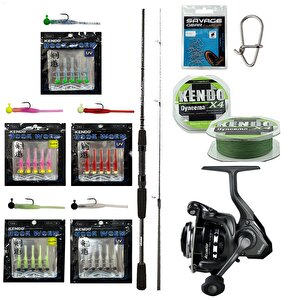 Yekoutdoor Hookworm Lrf Seti Okuma Wave Power 228 Cm 2-12 Gr Lrf Kamışı&okuma Acuador Acu-1000a 3+1bb Olta Makinesi