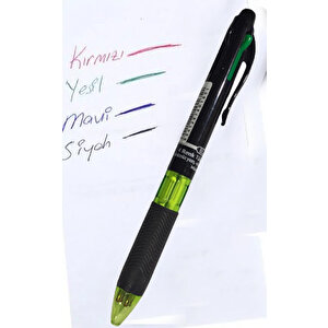 4 Renkli Tükenmez Kalem - Yeşil