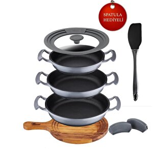 Bri̇oni̇ Try Cook 7 Parça Sahan Seti̇ Gri̇