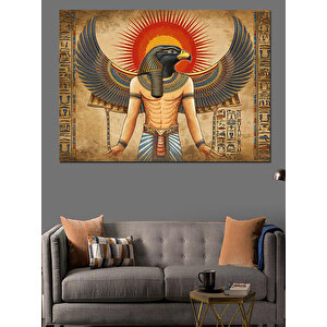 Antik Mısır Tanrısı Dekoratif Kanvas - Mdf Ahşap Tablo 25x35 cm