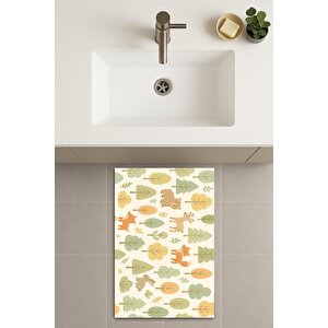 Banyo Paspası, Yıkanabilir - Kaydırmaz Taban 60x90 cm