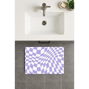 Banyo Paspası, Yıkanabilir - Kaydırmaz Taban 80x120 cm