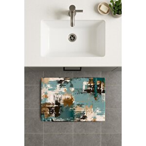 Banyo Paspası, Yıkanabilir - Kaydırmaz Taban 80x120 cm