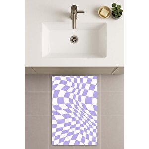 Banyo Paspası, Yıkanabilir - Kaydırmaz Taban 70x110 cm