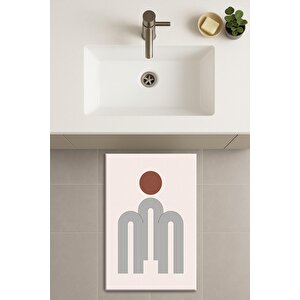 Banyo Paspası, Yıkanabilir - Kaydırmaz Taban 70x110 cm