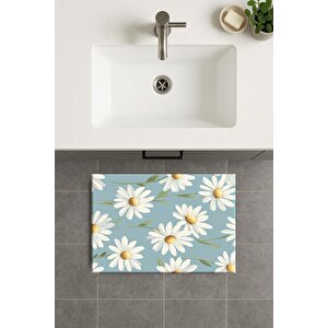 Banyo Paspası, Yıkanabilir - Kaydırmaz Taban 80x120 cm