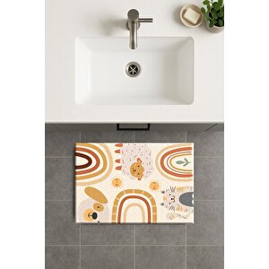 Banyo Paspası, Yıkanabilir - Kaydırmaz Taban 60x90 cm