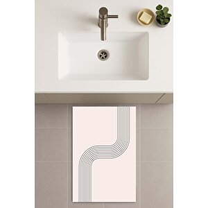 Banyo Paspası, Yıkanabilir - Kaydırmaz Taban 70x110 cm