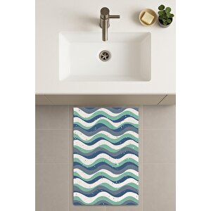 Banyo Paspası, Yıkanabilir - Kaydırmaz Taban 60x100 cm