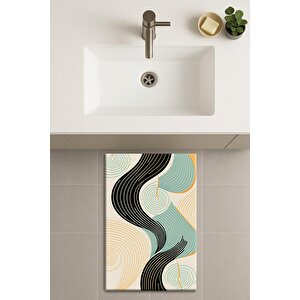 Banyo Paspası, Yıkanabilir - Kaydırmaz Taban 40x60 cm