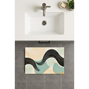 Banyo Paspası, Yıkanabilir - Kaydırmaz Taban 40x60 cm