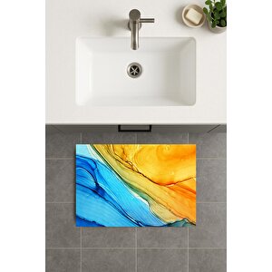 Banyo Paspası, Yıkanabilir - Kaydırmaz Taban 60x90 cm