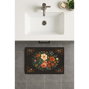 Banyo Paspası, Yıkanabilir - Kaydırmaz Taban 50x70 cm