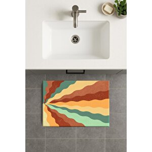 Banyo Paspası, Yıkanabilir - Kaydırmaz Taban 80x120 cm