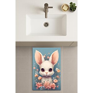 Banyo Paspası, Yıkanabilir - Kaydırmaz Taban 50x70 cm