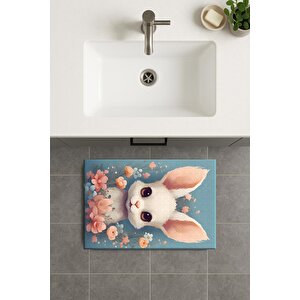 Banyo Paspası, Yıkanabilir - Kaydırmaz Taban 50x70 cm