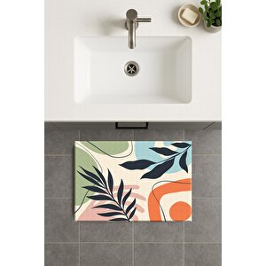 Banyo Paspası, Yıkanabilir - Kaydırmaz Taban 80x120 cm