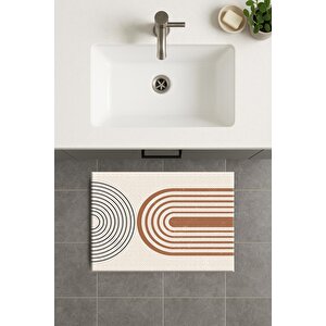 Banyo Paspası, Yıkanabilir - Kaydırmaz Taban 60x100 cm